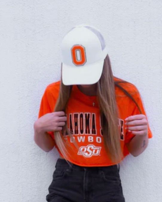 OSU White Trucker Hat