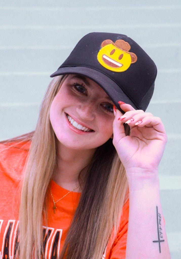 The Marisa Cowboy Black Trucker Hat