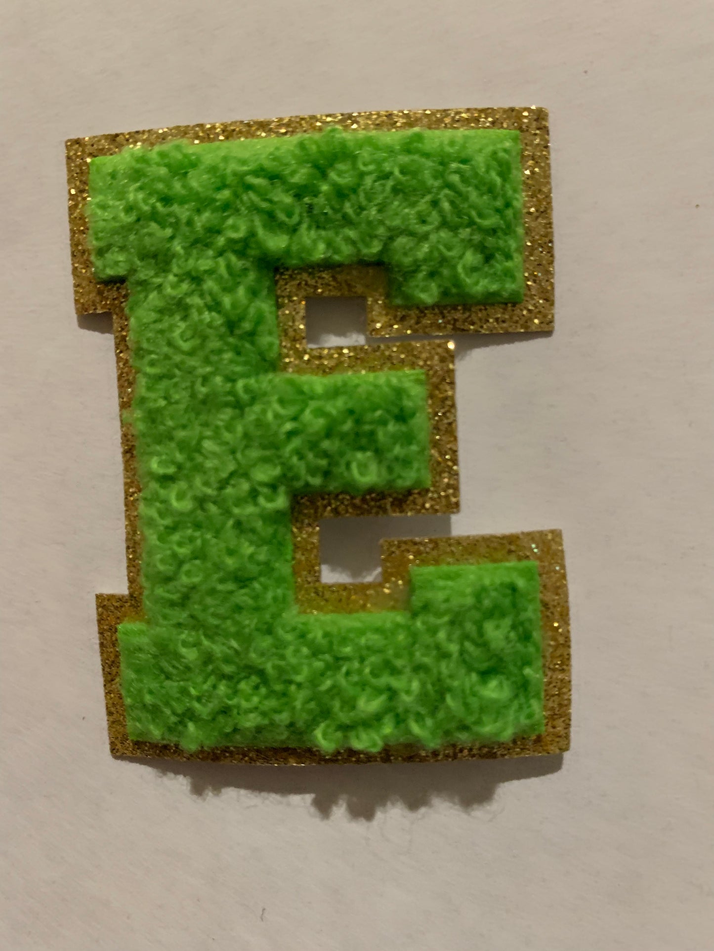 BETA Letter Multicolor Chenille