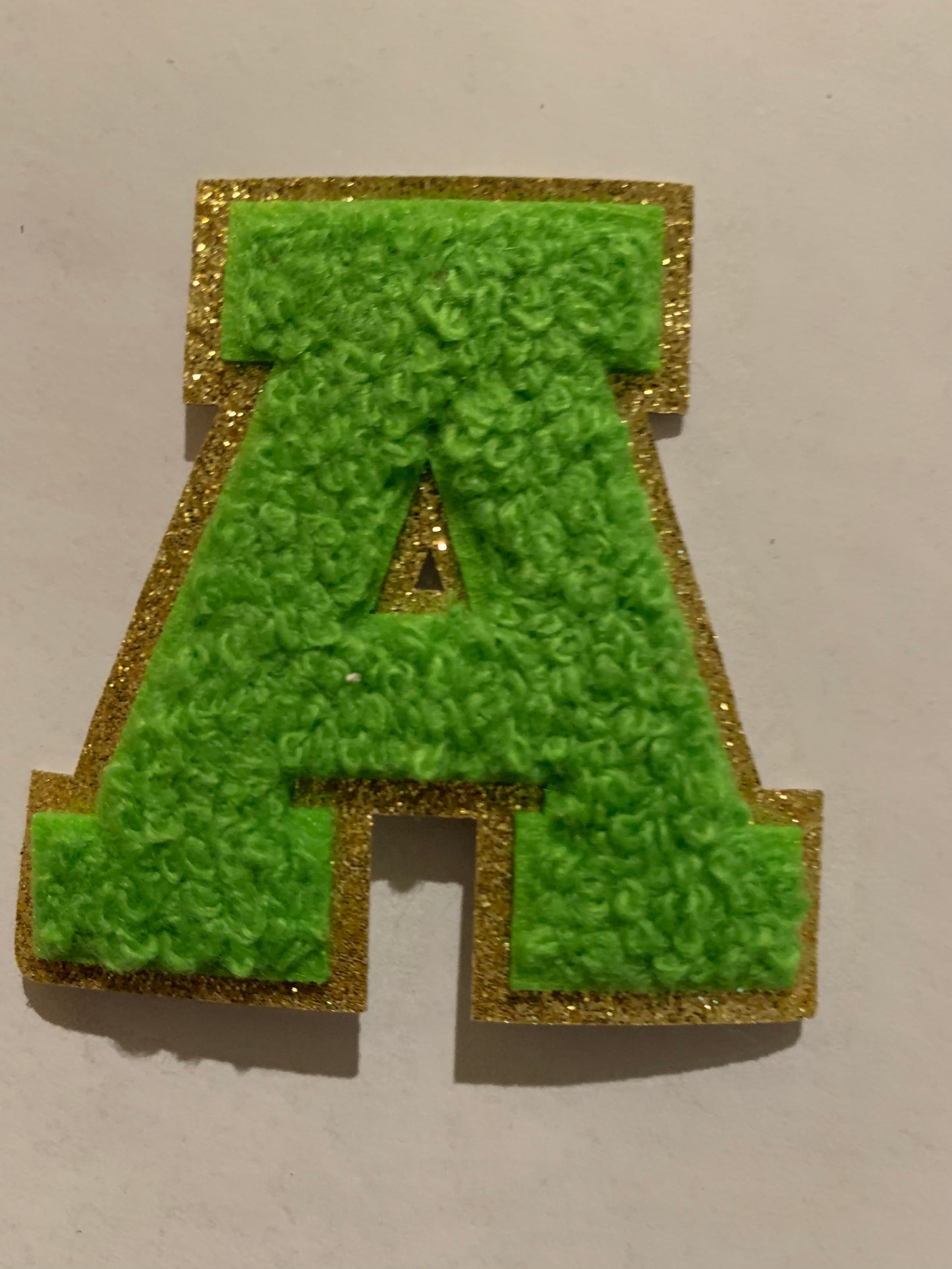 BETA Letter Multicolor Chenille