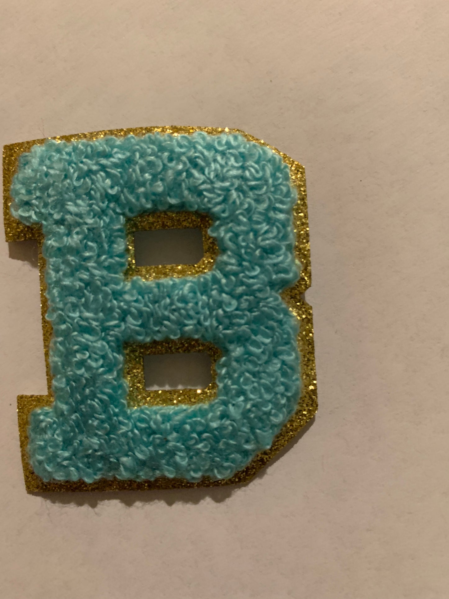 BETA Letter Multicolor Chenille