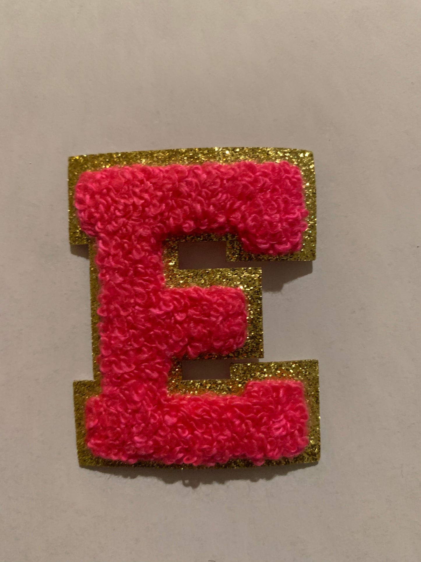 BETA Letter Multicolor Chenille