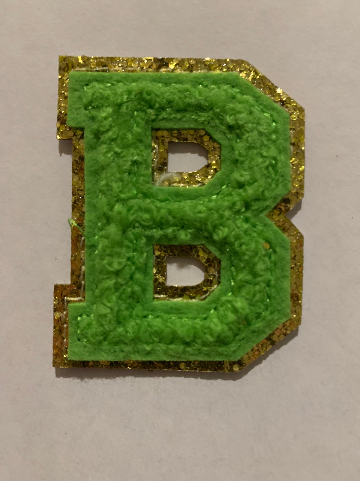 BETA Letter Multicolor Chenille