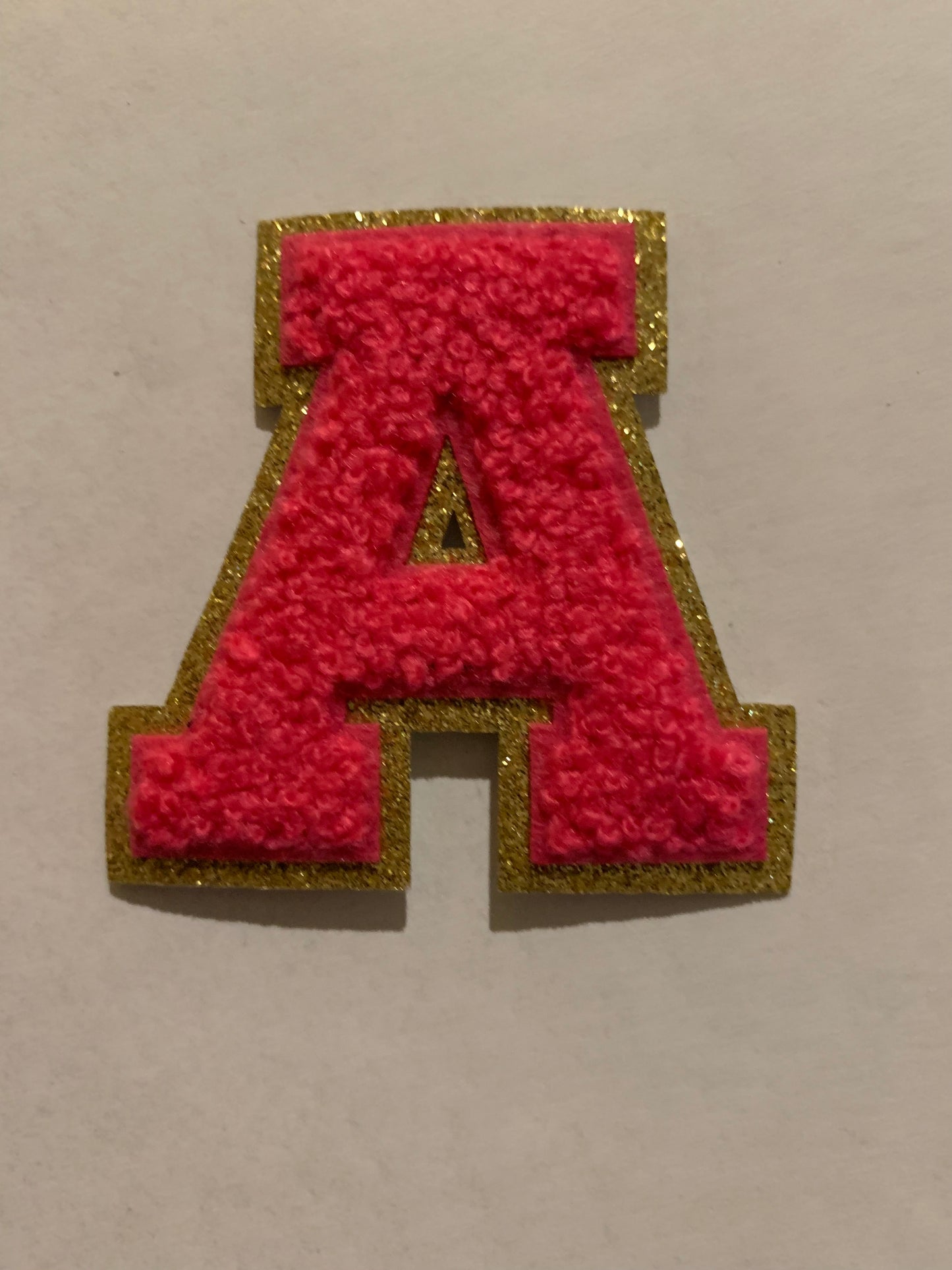 BETA Letter Multicolor Chenille