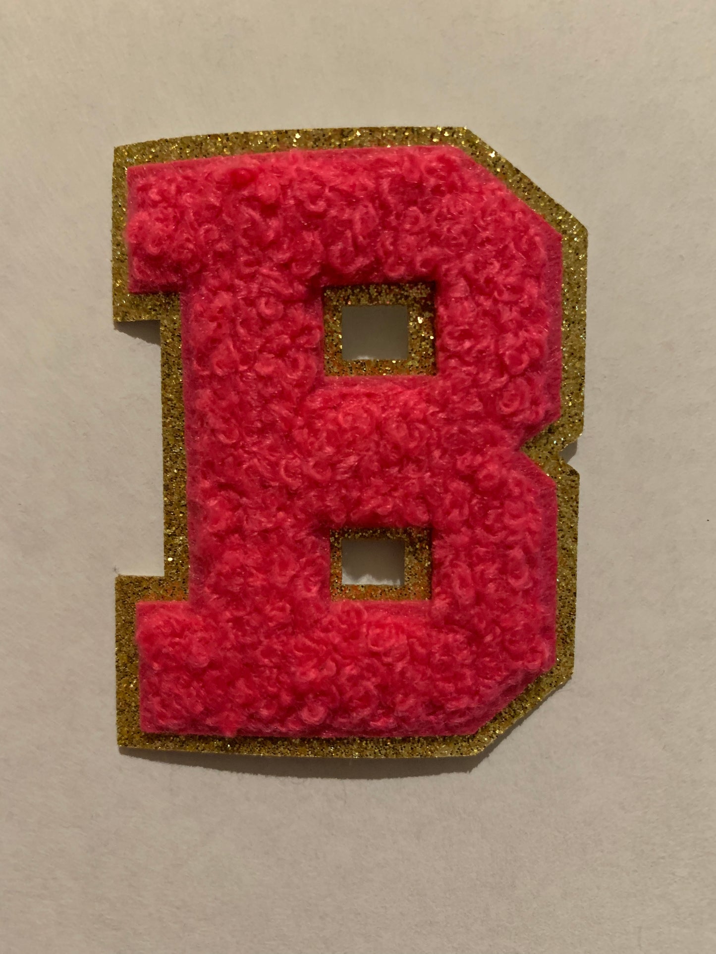 BETA Letter Multicolor Chenille